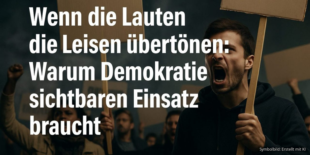 Demokratie nicht den „Lautesten“ überlassen
