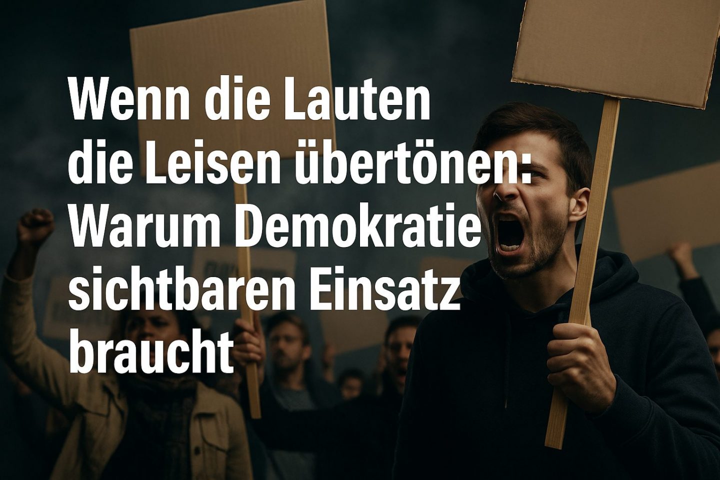 Demokratie nicht den „Lautesten“ überlassen