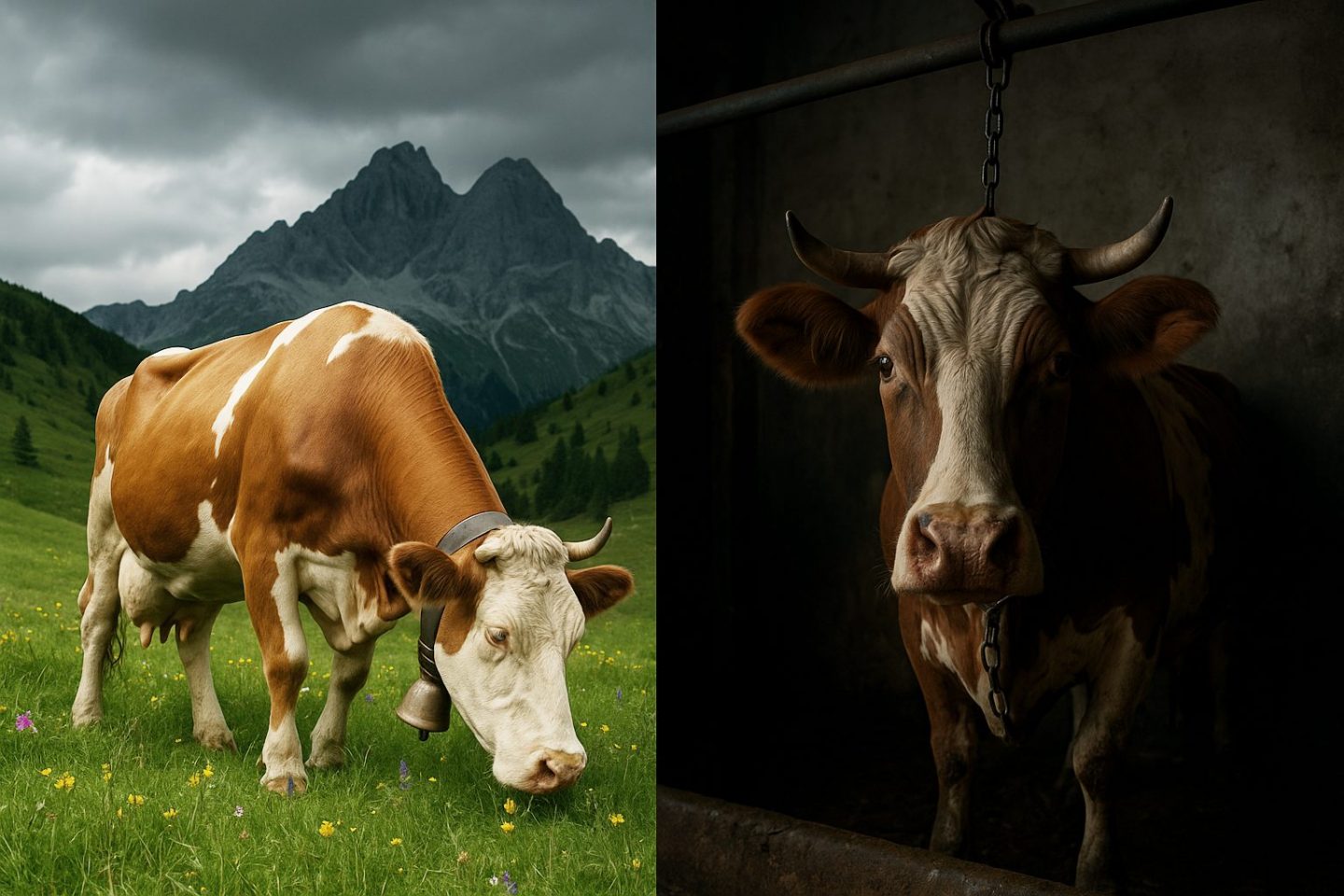 „Aber die Kühe auf der Alm sind doch glücklich“