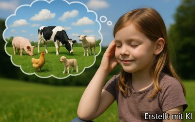 Kinder, Fleisch und Milch: Wissen sie, wofür Tiere leiden – und dürfen sie selbst entscheiden?