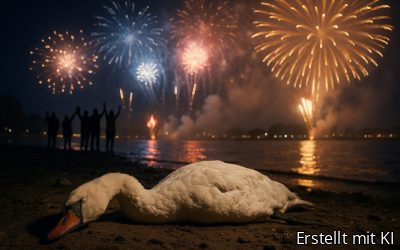 Wenn der Himmel brennt – warum Feuerwerk für Tiere ein Albtraum ist