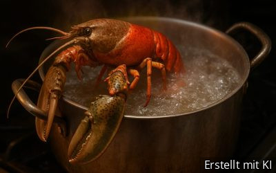 Hummer & Krabben werden lebendig gekocht