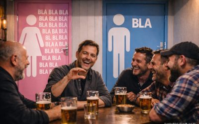 Nur ein kleiner Witz in der Männerrunde